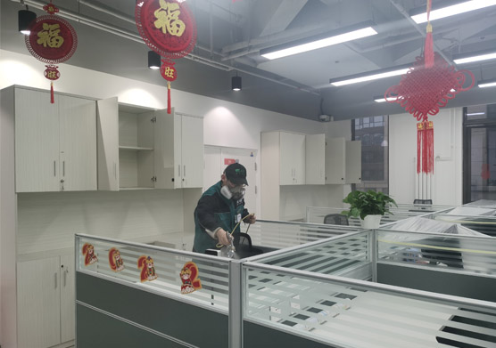 广发银行北京通州分行室内办公专业除甲醛空气治理服务
